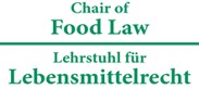 Logo des Lehrstuhls für Lebensmittelrecht
